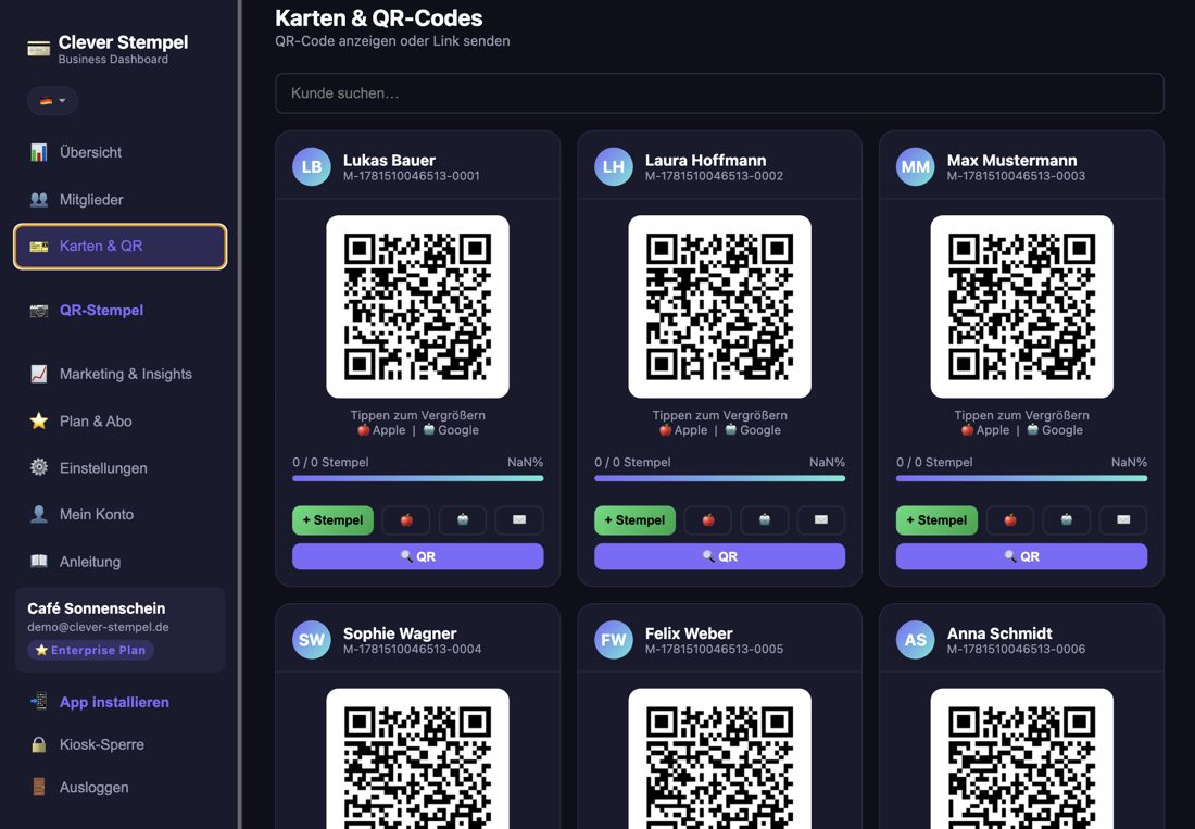 Karten & QR